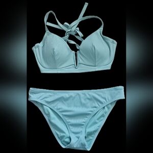 Shade & Shore Aqua Bikini Set